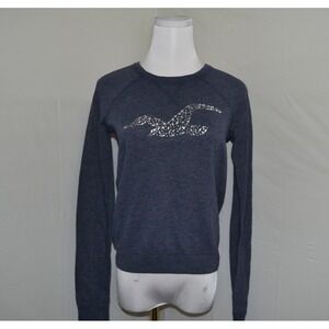 Hollister‎ Rhinestone Bird Logo Pullover Sweater - XS